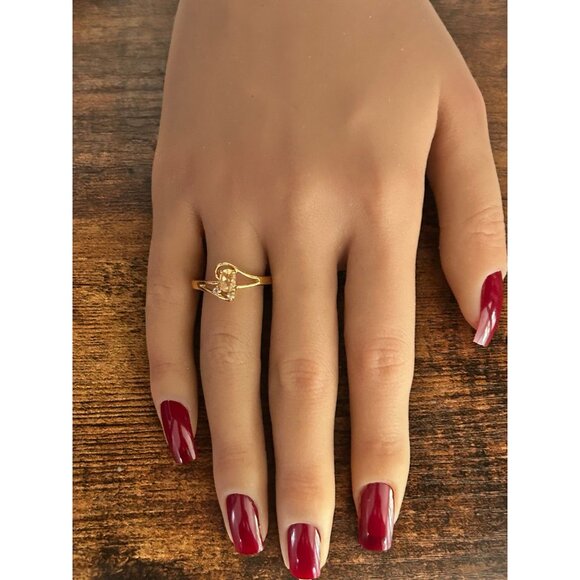 Gold Stone Ring - Picture 3 of 4